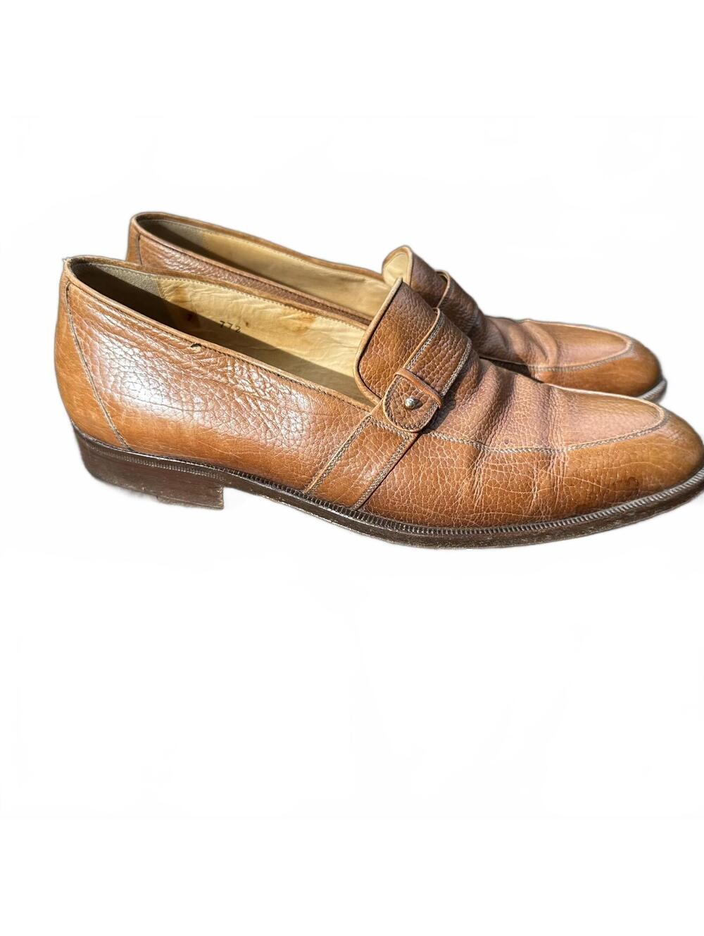 Vintage Christian Dior Monsieur leather loafers Brown Size 7